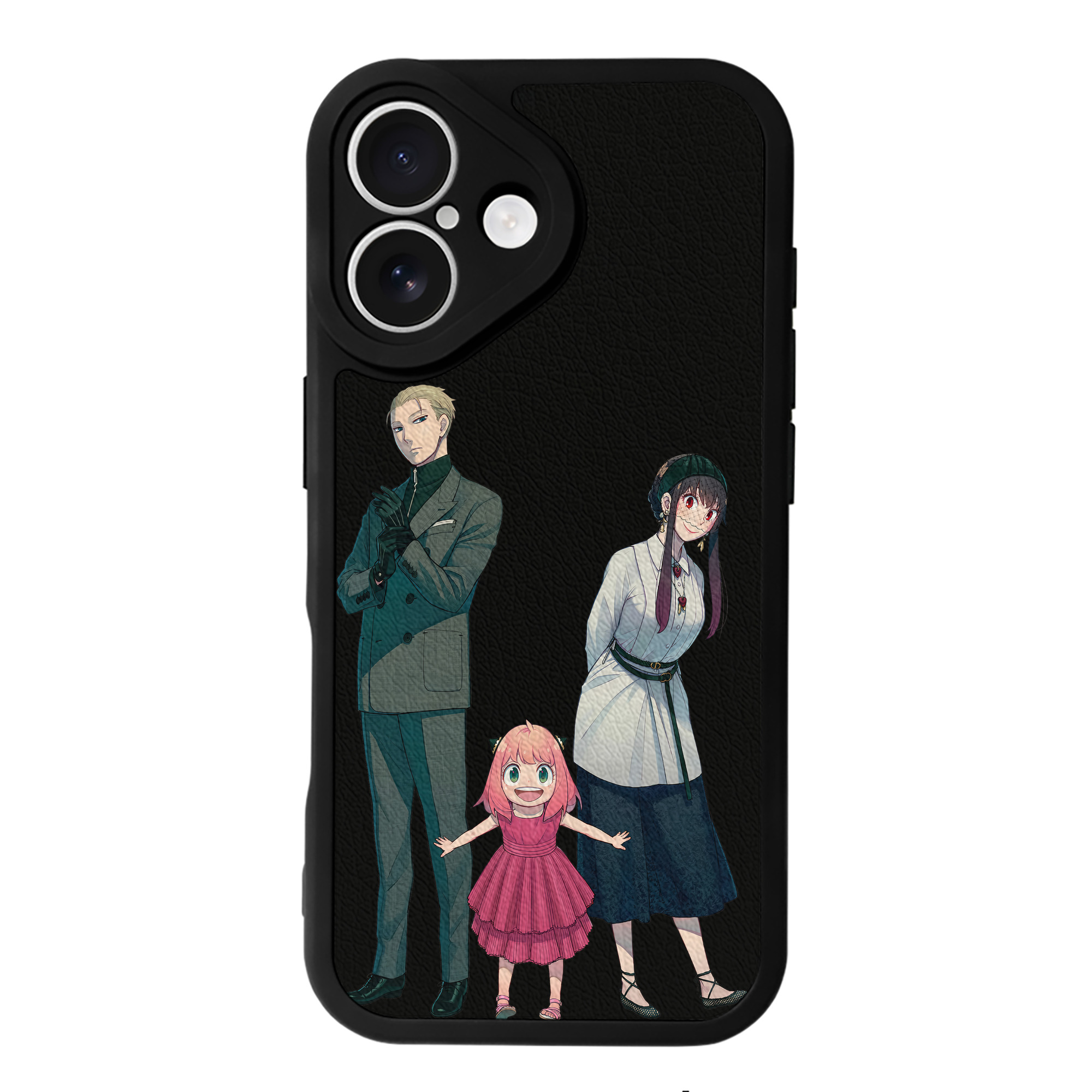 （画像用） SPY×FAMILY间谍家家酒 【iPhone 16シリーズ対応】シリコンスマホケース（レザー調） 材質：シリコン